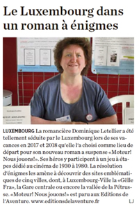 Dominique Letellier Lëtzebuerger Journal Moteur ! Nous jouons !